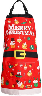 Cucina di Natale 70x60cm - Grembiule da Cucina Impermeabile - Disegno Divertente - Grembiule da Cucina di Natale - Adatto per Uomini/Donne - Materiale Oxford Premium - Grembiule da Cucina