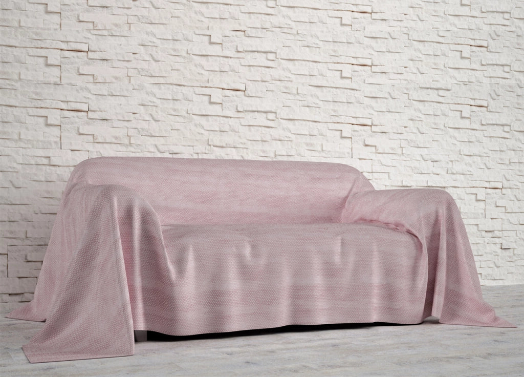 Telo Arredo In Cotone Fantasia Bon Bon - Matrimoniale - Beige