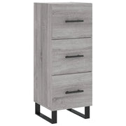 Credenza | Madia | Buffet da pranzo | Armadio da pranzo Grigio Sonoma 34,5x34x90 cm in Legno Multistrato