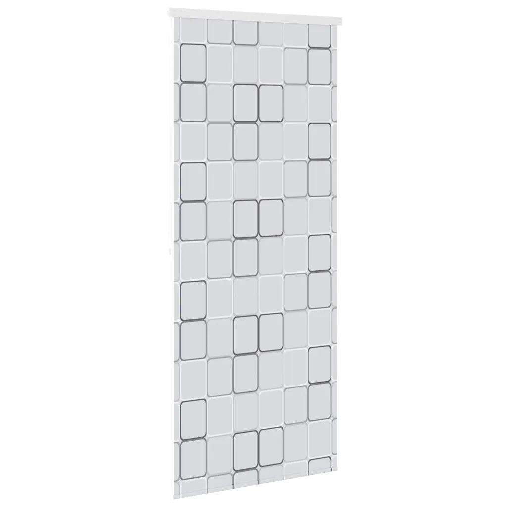 Tenda a Rullo per Doccia 80x240 cm con Motivo a Quadrati  cod mxl 12642