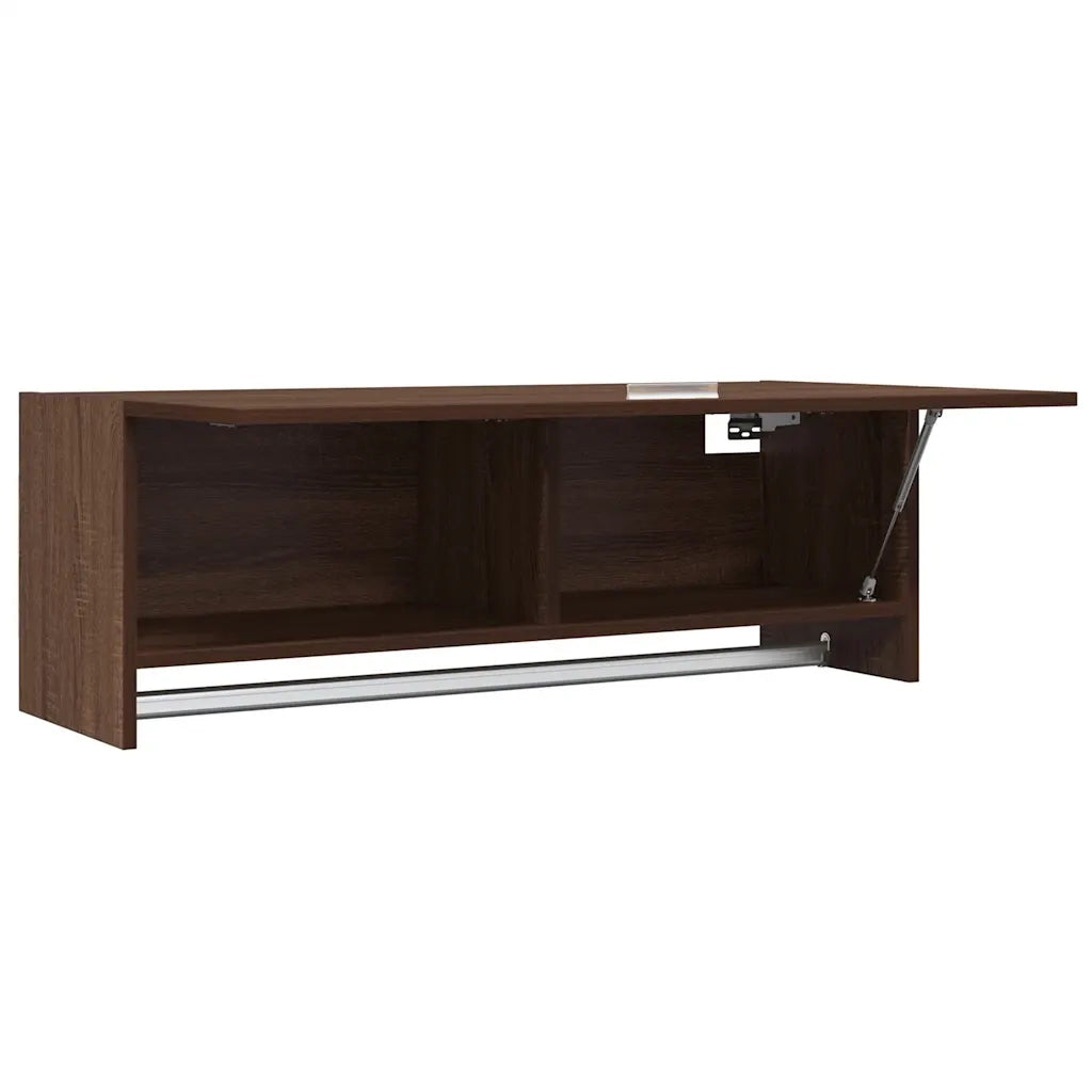 Armadio Rovere Marrone 100x32,5x35 cm in Legno Ingegnerizzato 815215