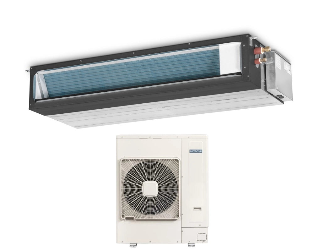 Climatizzatore Condizionatore Hitachi Canalizzato Canalizzabile Inverter 48000 Btu RPI-6.0FSN5E+RAS-6H(V)NC1E R-410 Telecomando Incluso