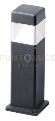 LODI PALO 50 CM 1 LUCE NERO IP55 ATTACCO GX53 LED 10W LAMPADINA INCLUSA