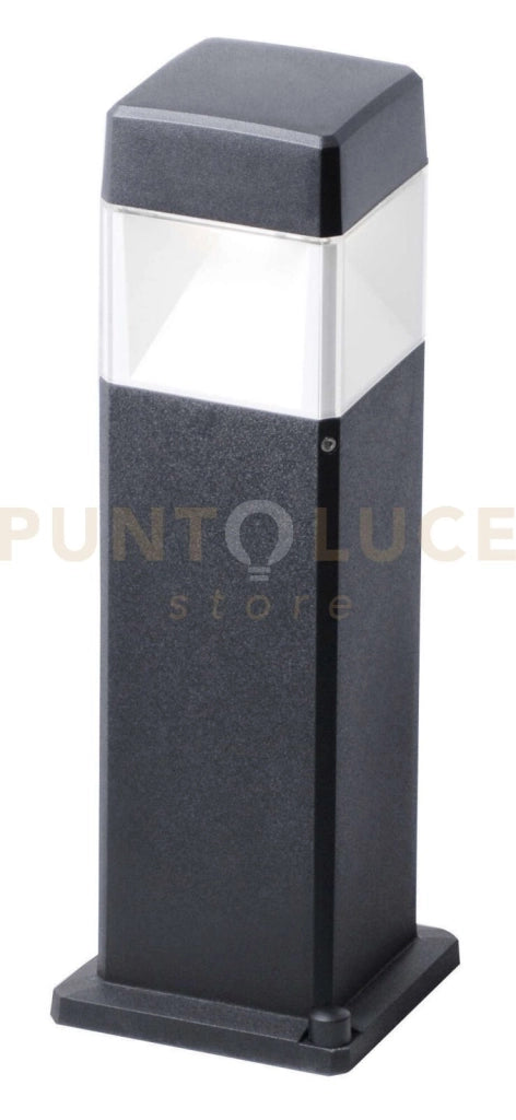 LODI PALO 50 CM 1 LUCE NERO IP55 ATTACCO GX53 LED 10W LAMPADINA INCLUSA