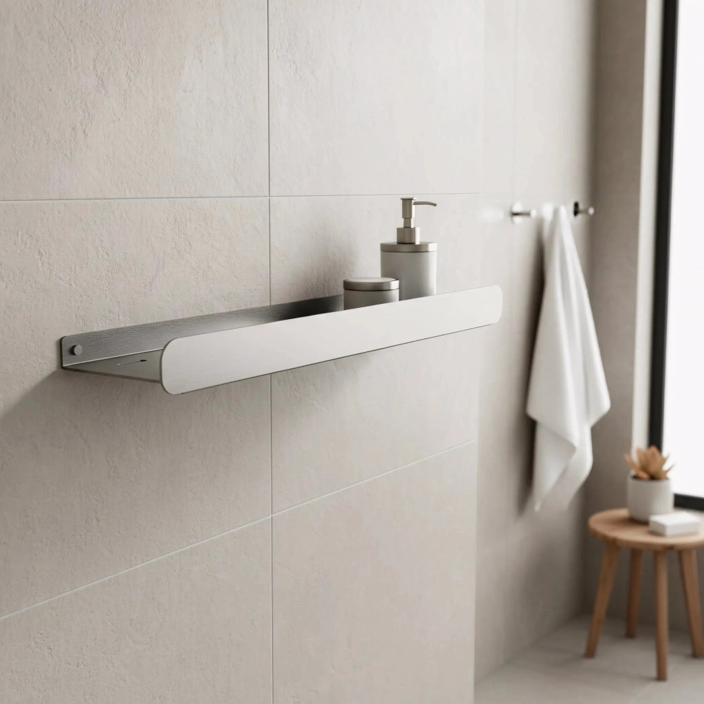 Mensola Da Bagno Sf03 60cm Steel Brush