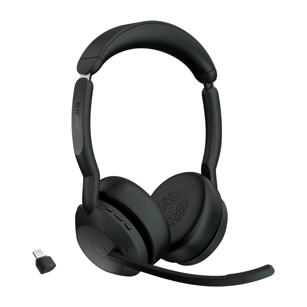 Jabra evolve2 55 auricolare wireless a padiglione ufficio usb tipo-c bluetooth base di ricarica - 25599-999-899