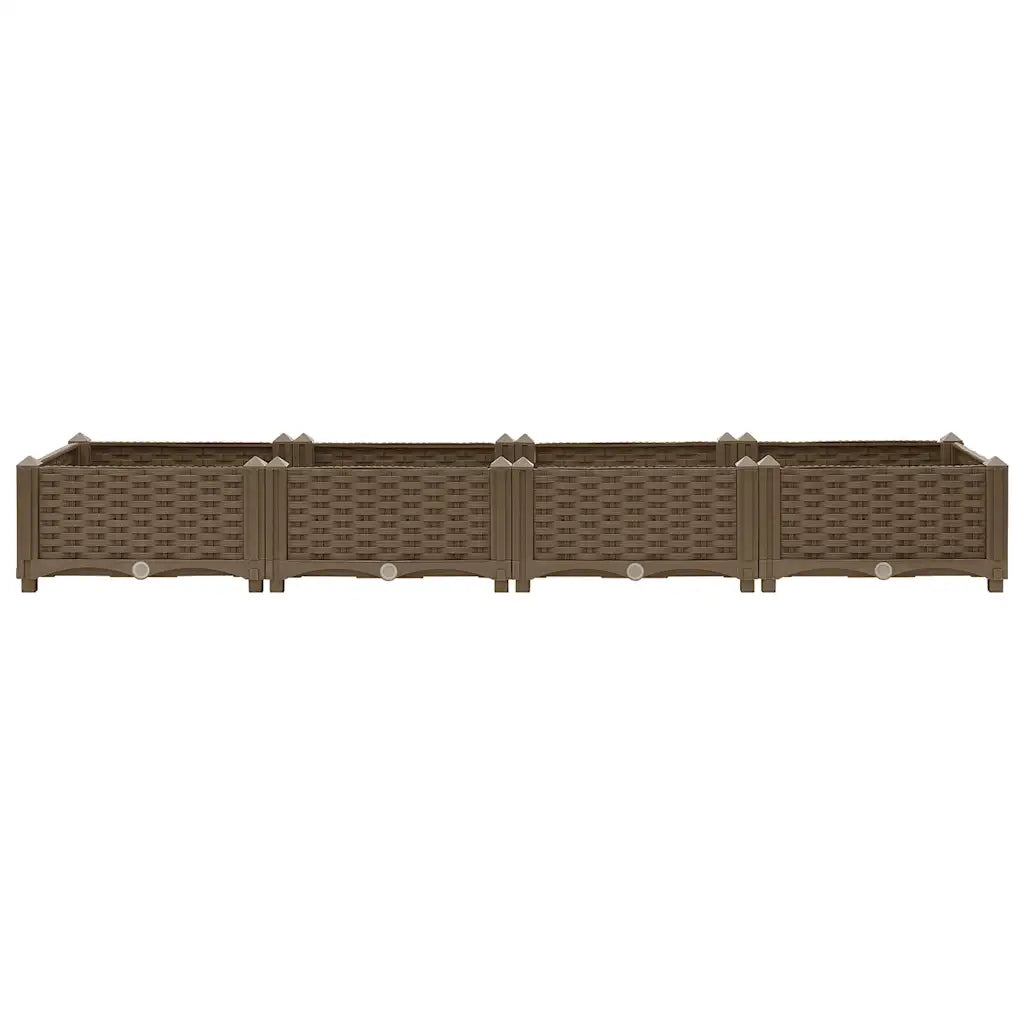 Fioriera Rialzata 160x40x23 cm in Polipropilene
