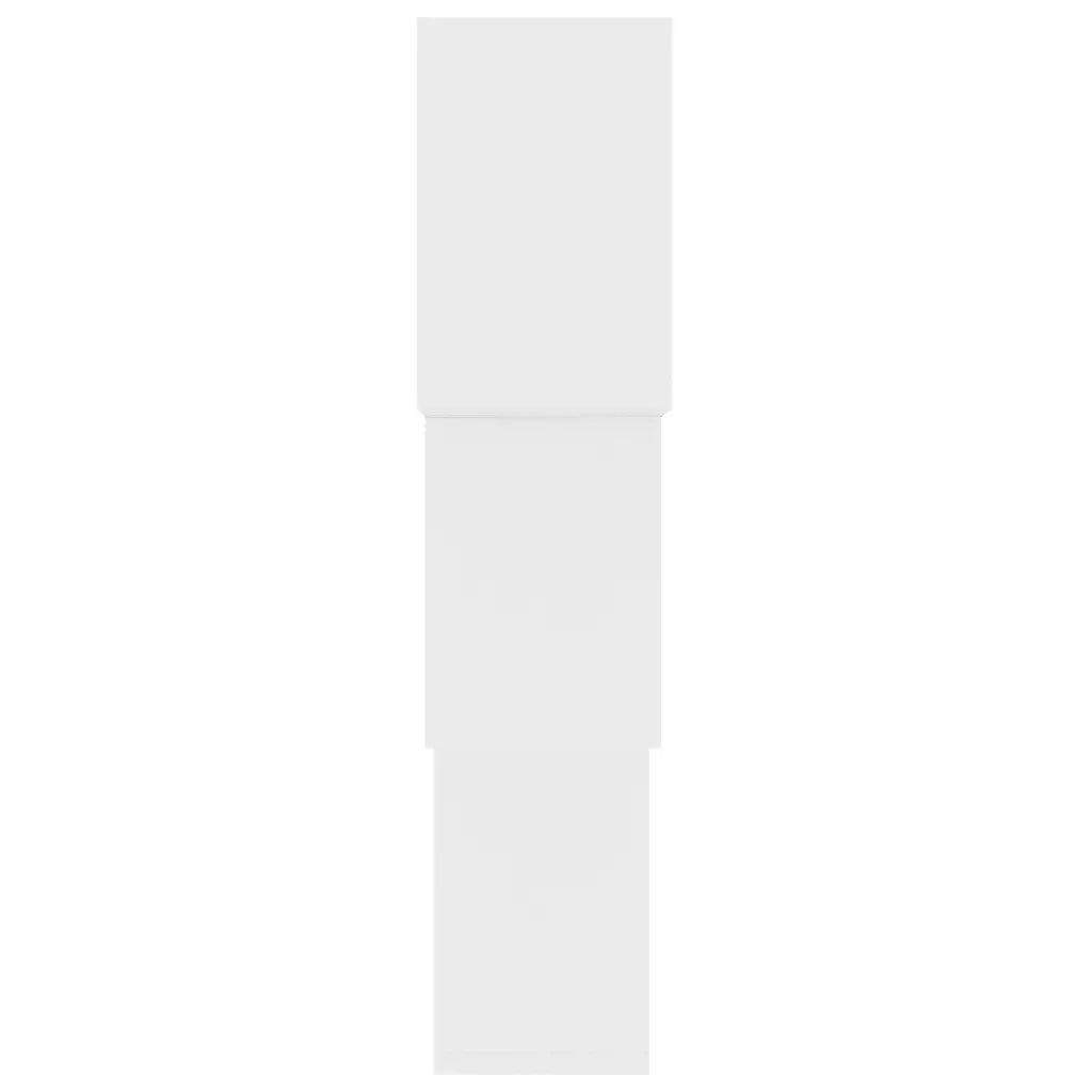 Mensole a Muro Cubiche Bianche 84,5x15x27cm Legno Multistrato cod mxl 33677