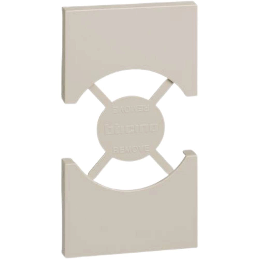 Cover bticino living now per prese standard p40 2 moduli varie finiture *** colore sabbia, confezione 1