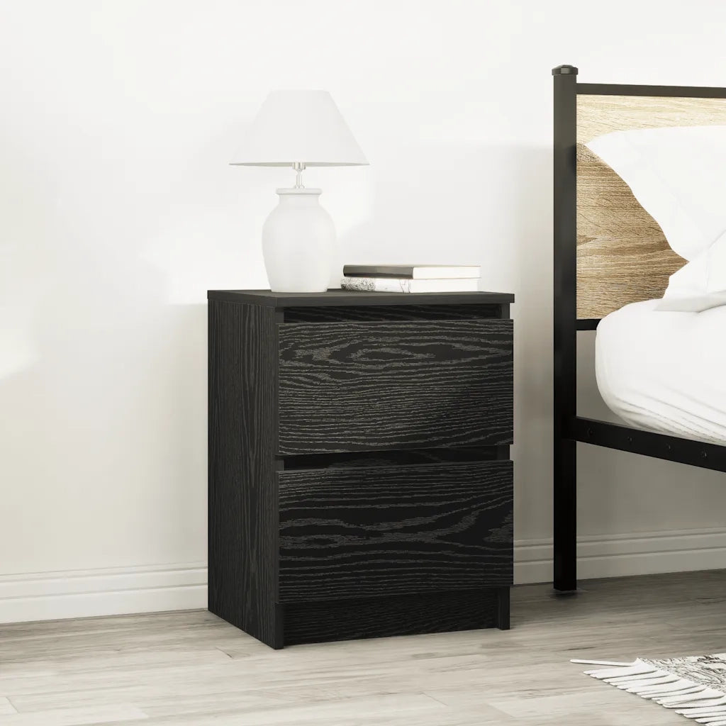 Mobile Porta TV Nero 40x35x54 cm in Legno Multistrato 861770