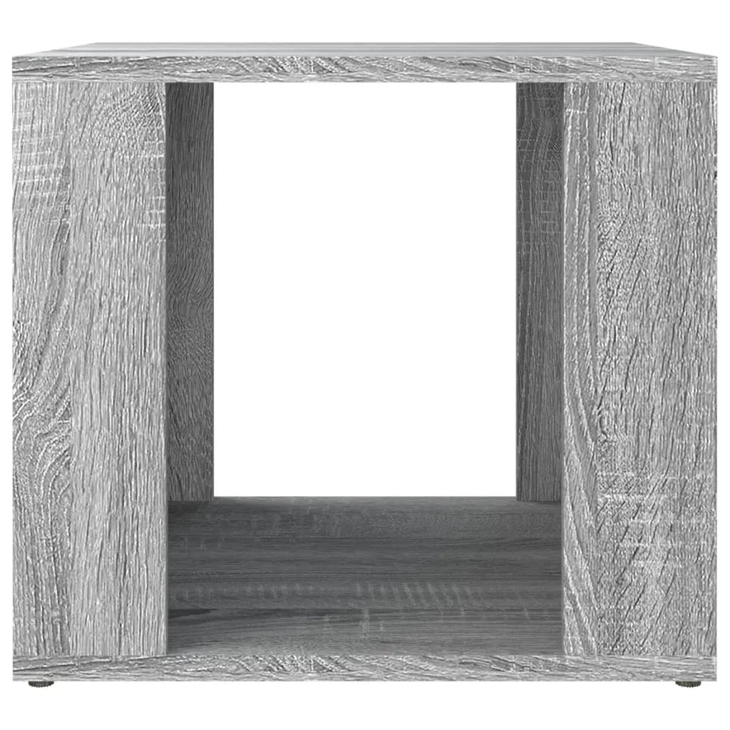 Comodino-Tavolino da notte Grigio Sonoma 41x40x36 cm in Legno Multistrato