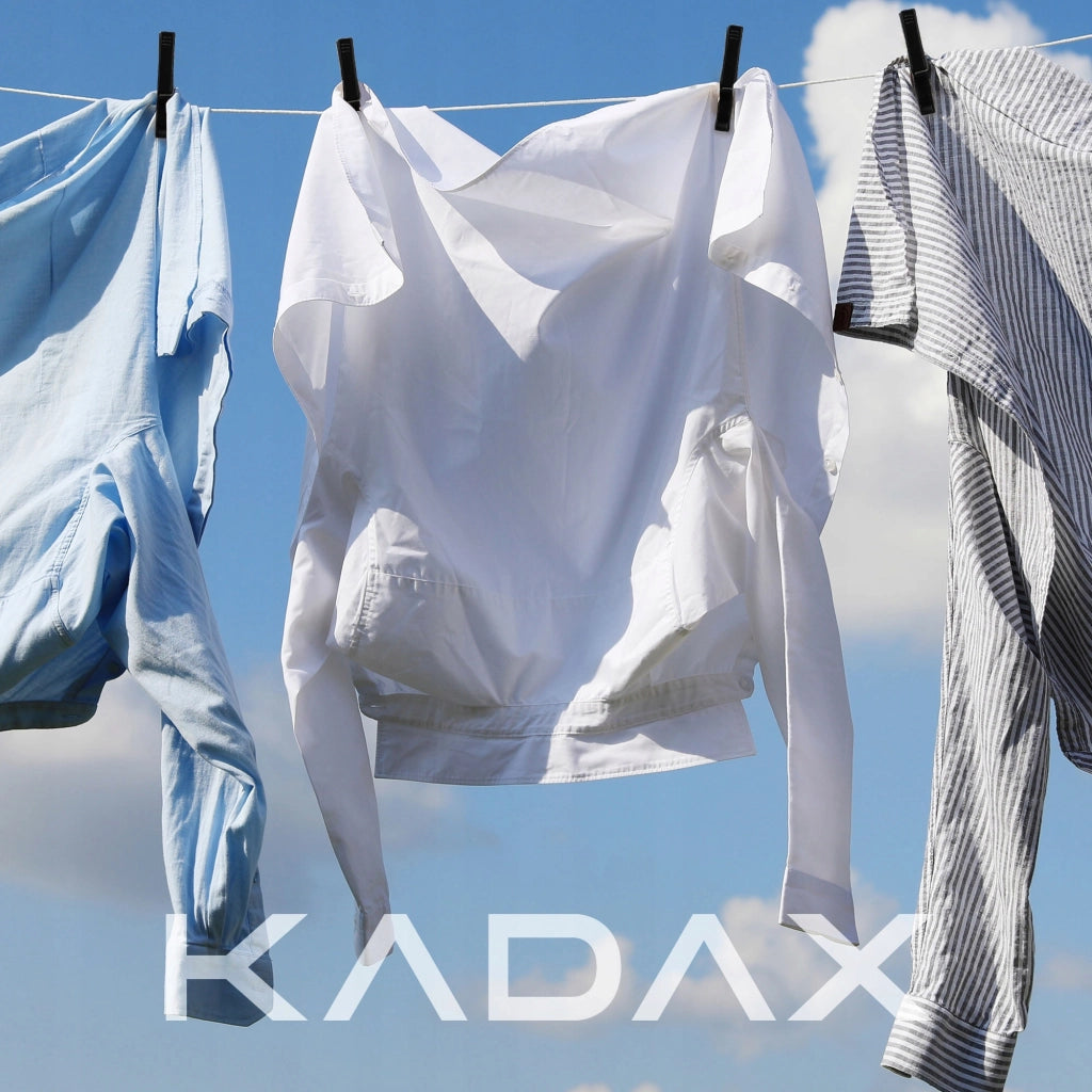 Mollette per bucato KADAX, fermagli per vestiti, nere resistenti, 20 pezzi