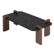 Tavolino in legno "Renard" - 120 x 60 x 35 cm - Nero