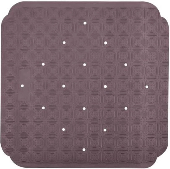 Matte antislip con zuignappen a forma di prugna - circa 53 x 53 cm - gomma naturale