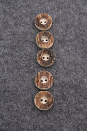 6 pezzi di classici anelli di cuoio con 2 fori, produzione tedesca, anelli di cintura tradizionali (18 mm)