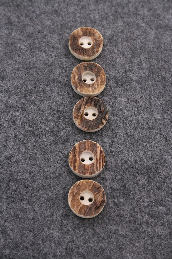 6 pezzi di classici anelli di cuoio con 2 fori, produzione tedesca, anelli di cintura tradizionali (18 mm)