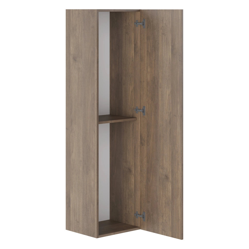 Laghetto, Mobile Pensile Modulabile, 150x40h cm Marrone Noce