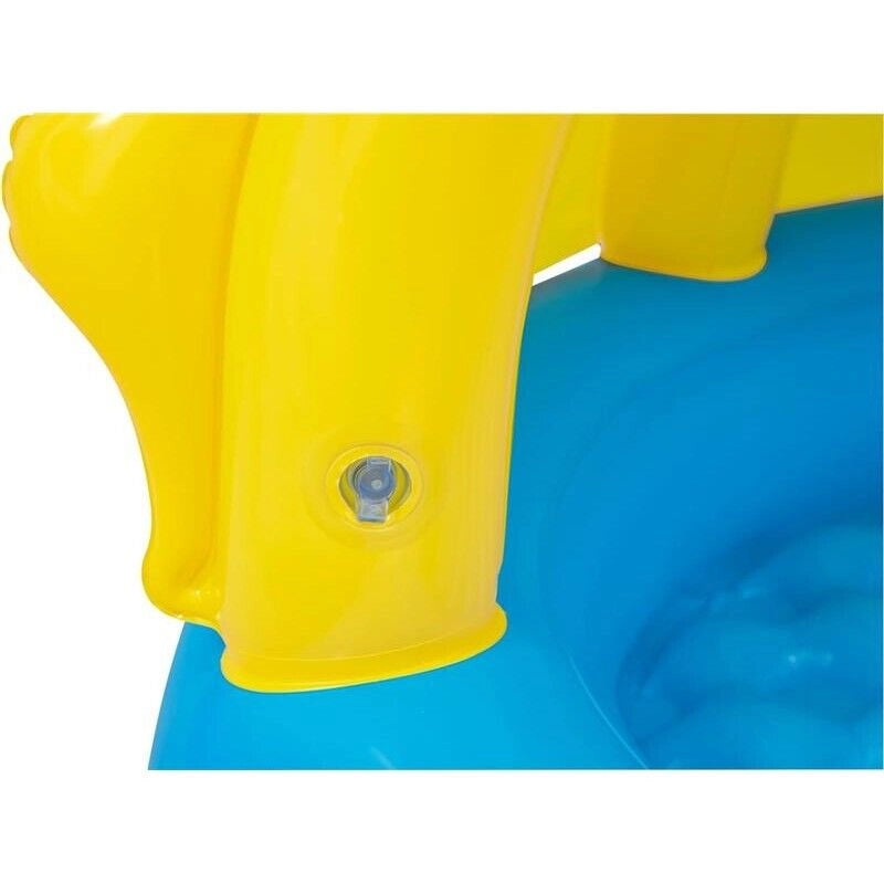 BESTWAY PISCINA SUNNY DAYS CON FONDO GONFIABILE E COPERTURA 101X97X71 CM PER BAMBINI 2+