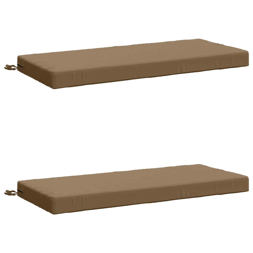 Cuscini per Panchina a 2 Pezzi SOEST 2 pz 100% Poliestere 950177