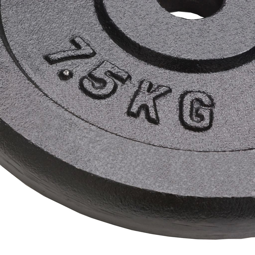 Disco pesi da 4 pezzi 4 manubri in ghisa da 7,5 kg per fitness e allenamento con i pesi 02_0000764