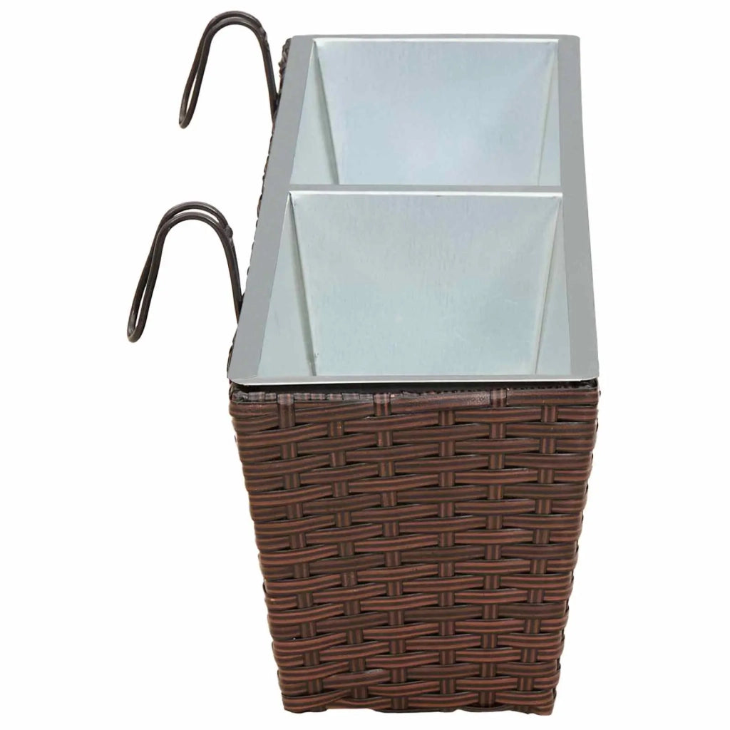 Ringhiera 2 pz 80 x 17 x 17 cm Metallo CFW8683822