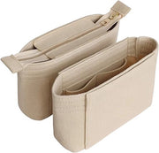Organizzatore con imbottitura e chiusura a righello, piccola borsa organizzatrice, contenitore per borse, set da 2...