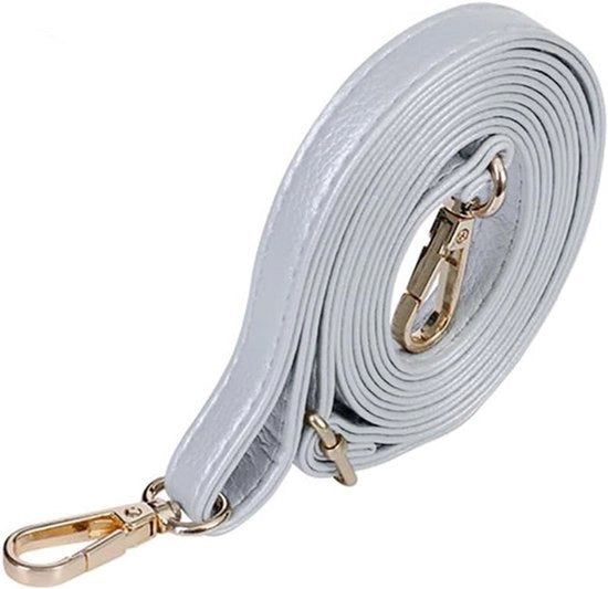 Cinture di spalla adattabili - Accessori - Pelle PU - Cinture di spalla larghe - Cinture per borse DIY - Argento