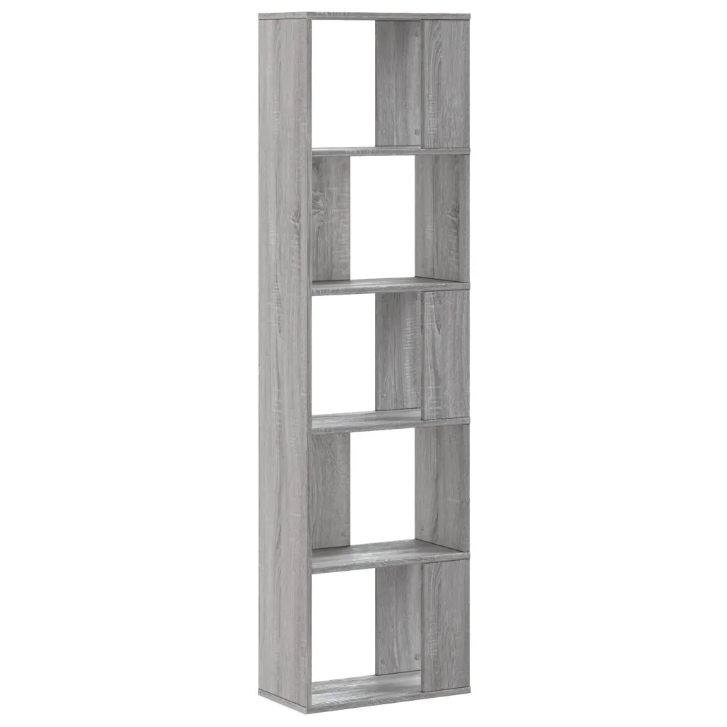 Libreria 5Ripiani Grigio Sonoma 45x23,5x162,5 Legno Multistrato 852785
