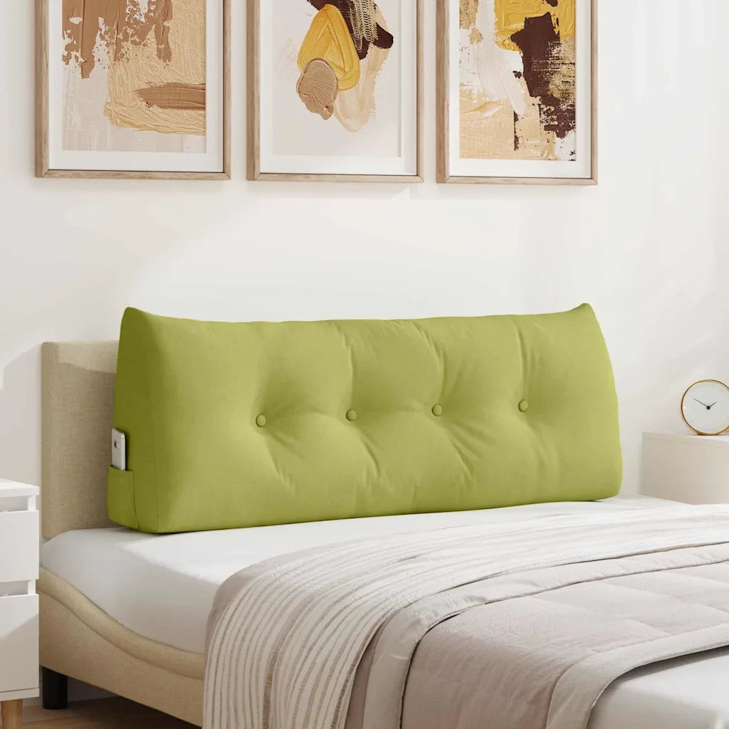 Cuscino per Schiena | Cuscino dorsale Verde chiaro 120 x 24 x 50 cm Tessuto