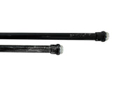 Bacchette Tende A Pressione Bastone Tenda Estensibile Astina Con Molla - 70-100 - Nero-Argento