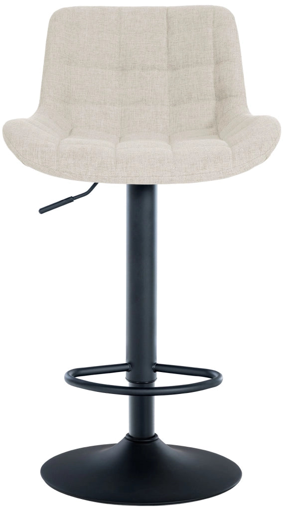 Set di 2 sgabelli da bar Tover crema,Tessuto
