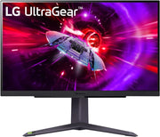 LG 27GR75Q UltraGear Gaming Monitor 27" QHD IPS HDR 10, 2560x1440, 1ms, G-Sync Compatible, AMD FreeSync Premium 165Hz, HDMI 2.0 (HDCP 2.2), Display Port 1.4, AUX, Flicker Safe, Nero