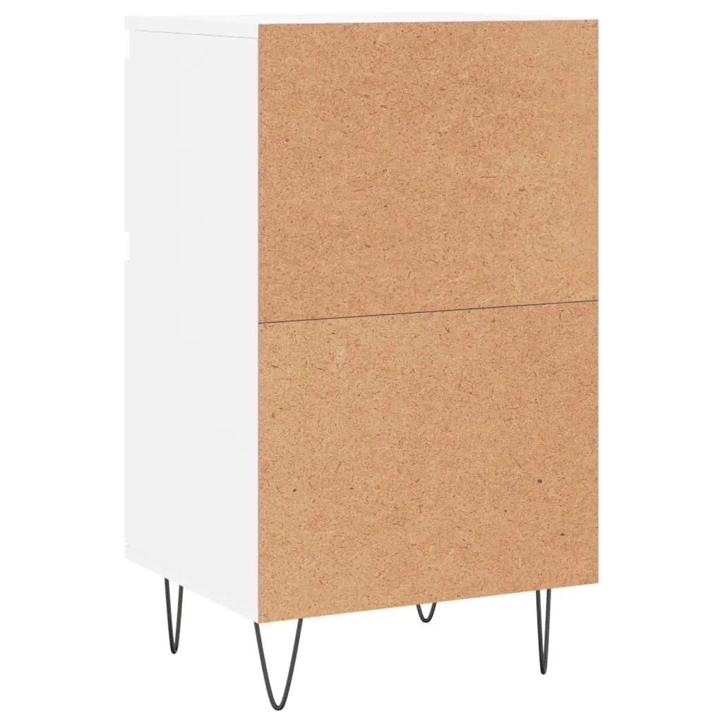 vidaXL Credenza Bianca 40x35x70 cm in Legno Multistrato