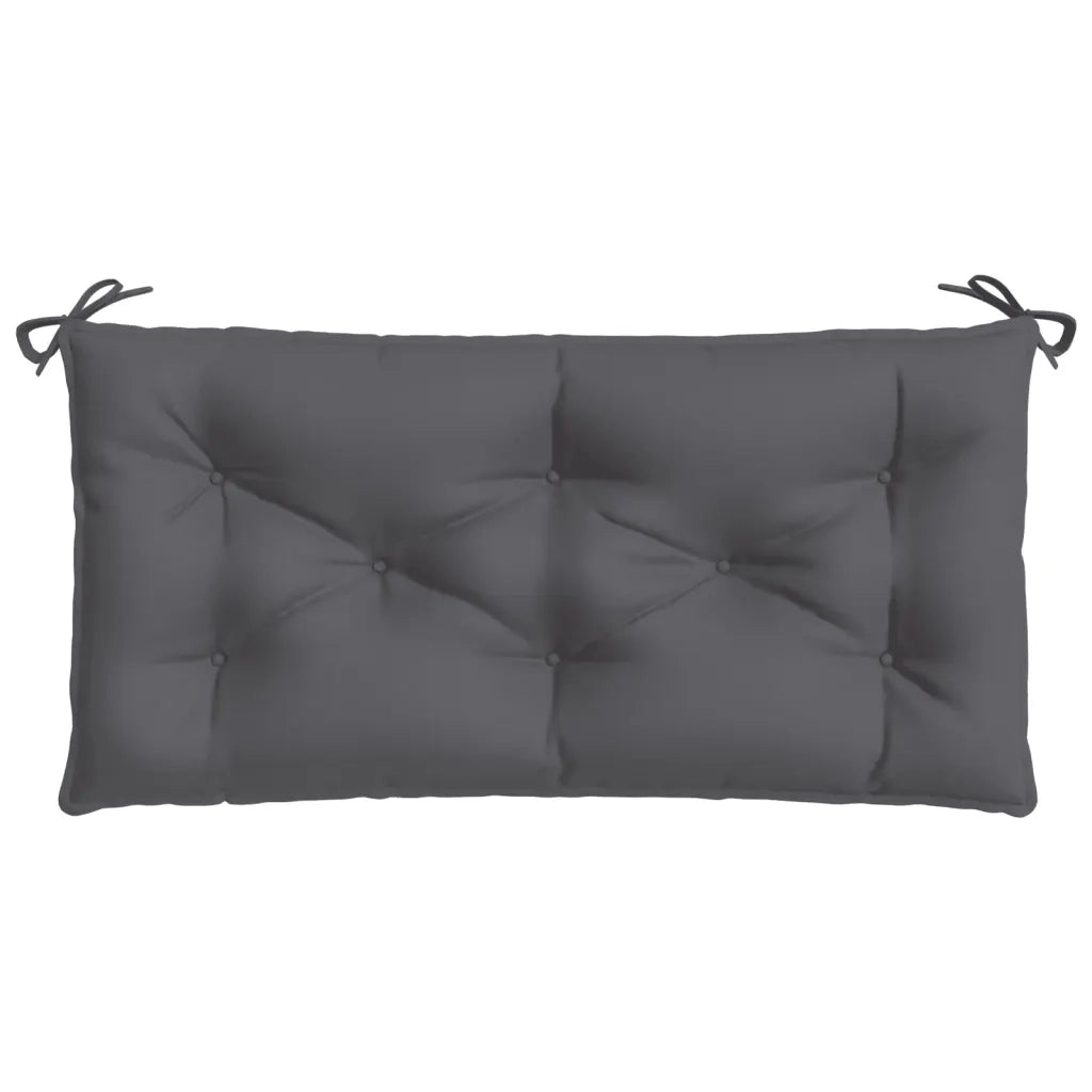 Cuscino per Panca Antracite 110x50x7 cm in Tessuto Oxford 361811