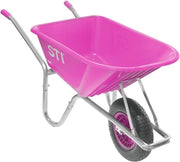 Carrozzina da giardino 110 L - Capacità di carico 160 kg - Acciaio e polipropilene - Giardino e cantiere di costruzione