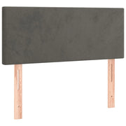 Testiera | Testata Grigio Scuro 80x5x78/88 cm in Velluto