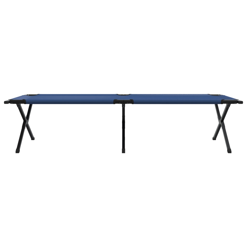 Letto pieghevole da sole con borsa blu in tessuto Oxford 600D