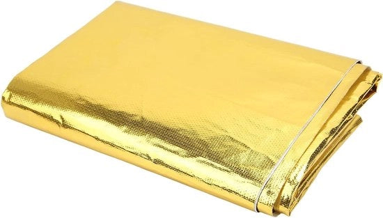 Tappetino termoisolante riflettente adesivo autoadesivo in oro - alta temperatura - fili - isolante.