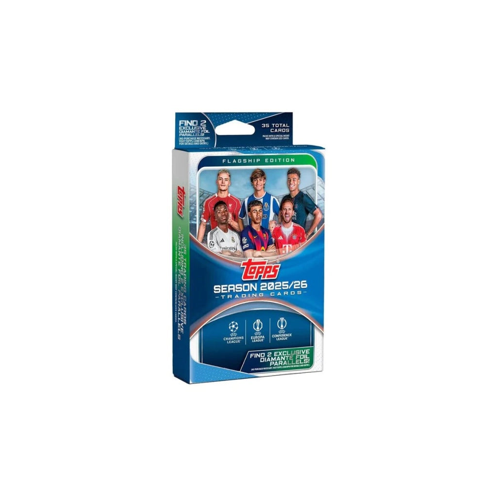 Carte collezionabili Topps Flagship 2025/26 UEFA Hanger Box, Eta 6+