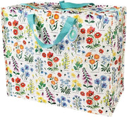 Borsa XXL con chiusura a righello - Fiori selvatici - Borsa grande con chiusura a righello - Dimensioni: XXL - Modello: Wildflower - Wildflower - Codice modello: Wildflower - Capacità: XXL