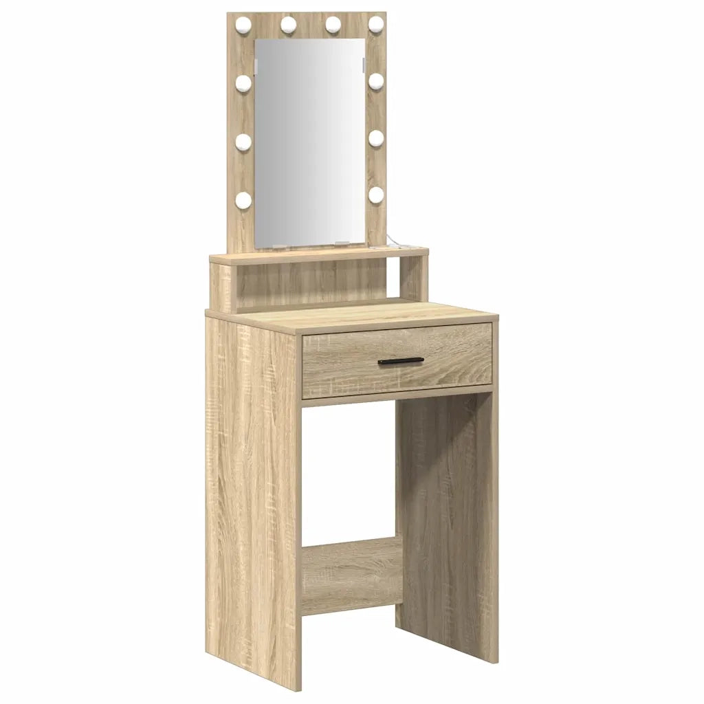Toeletta | Tavolo da Trucco Marrone 50 x 41 x 140 cm Legno multistrato