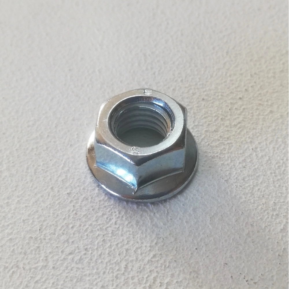 M 12 chiave 18 - 50pz dado esagonale flangiato zincato passo grosso