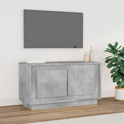 Mobile Porta TV-Mobile per TV-Credenza TV Grigio Cemento 80x35x45 cm in Legno Multistrato