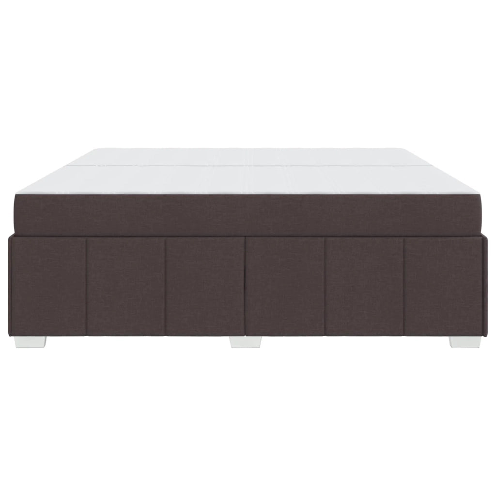 Struttura del letto Marrone Scuro 200 x 200 cm Tessuto 3398310