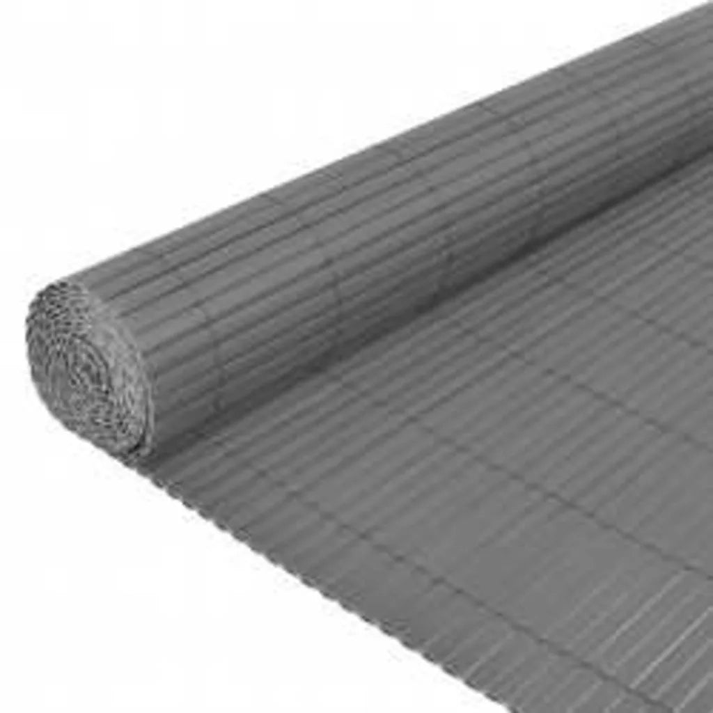 Recinzione da Giardino a Doppio Lato 90x400 cm Grigio cod mxl 25272