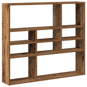 Scaffale a parete | Ripiano a parete | Mensola a parete Legno Vecchio 90x16x78 cm Legno Multistrato