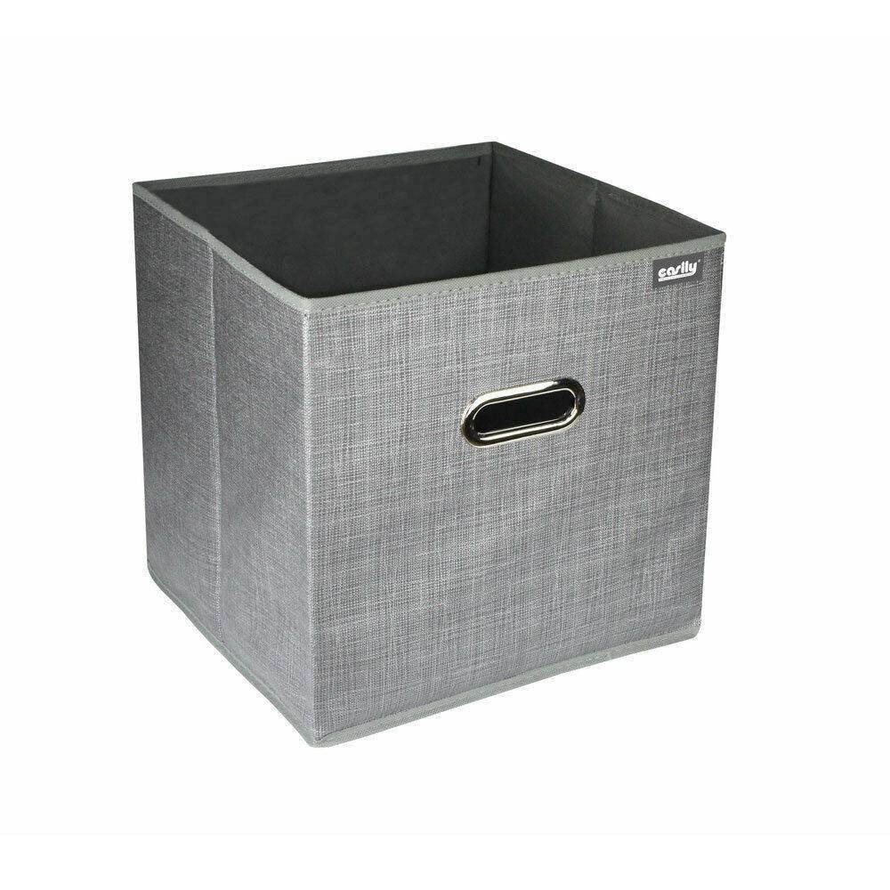 Trade Shop - Scatola Porta Documenti D'archiviazione Ufficio Box Portatutto 31x31x31cm 69688 -
