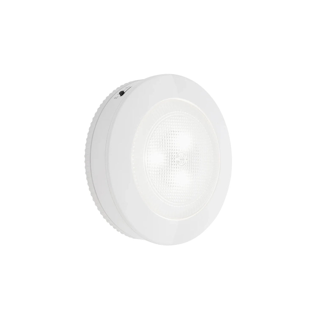 Applique Moderna Lero Plastica Bianco Led Integrato 0,4W 6500K