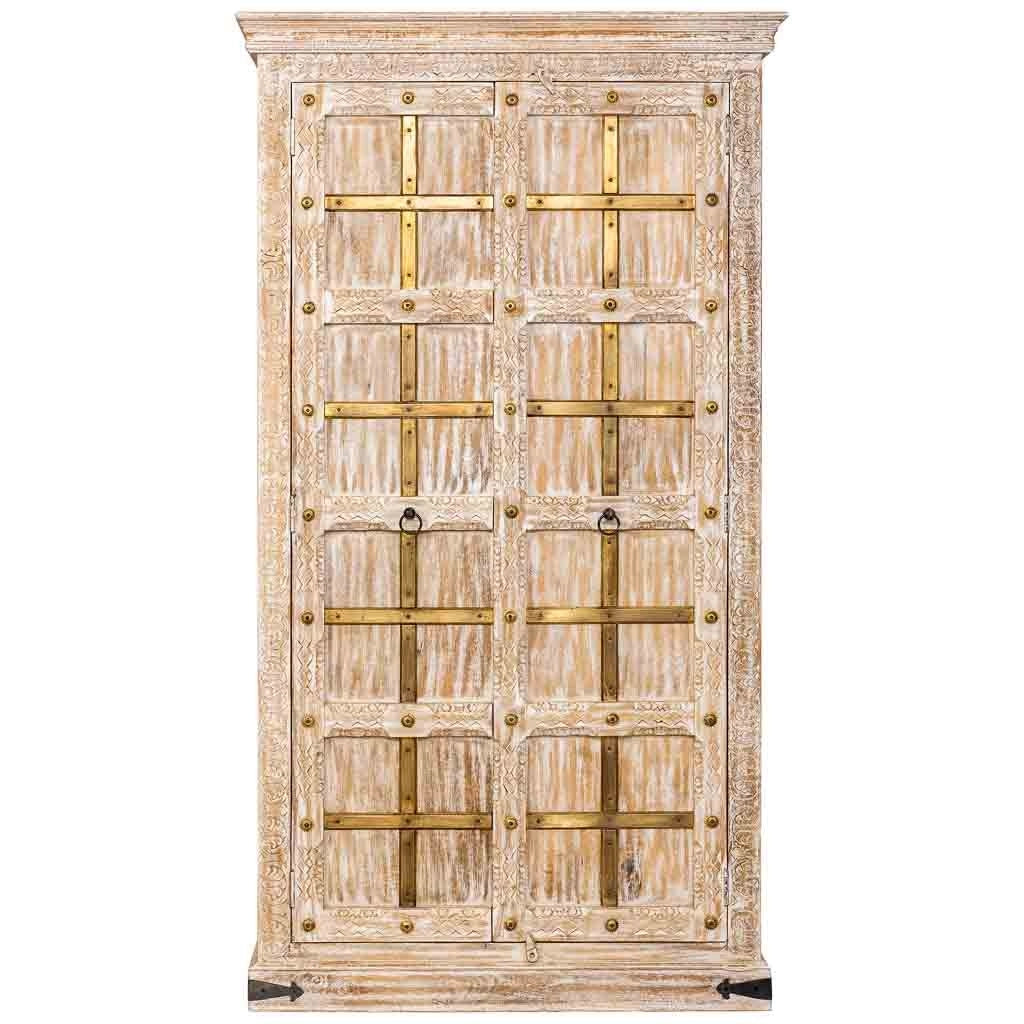 Armadio in legno beige 99x46x180h cm