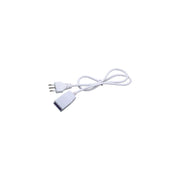 Trade Shop - Cavo Prolunga Corrente Elettrica Presa Domestica Casa Giardino Metraggio -    -3 Mt Bianco   -